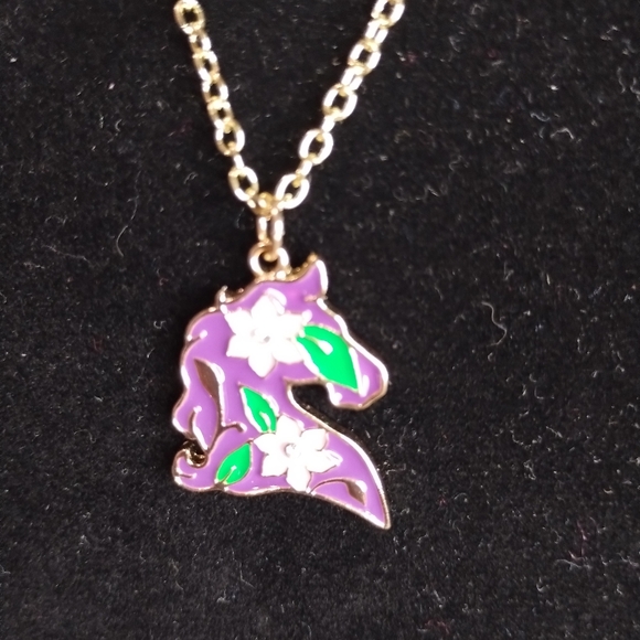 Hand Crafted Silver Unicorn Pendant Necklace - Picture 2 of 2